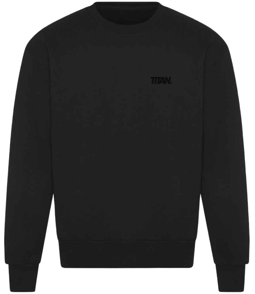 TITAN OFF CENTRE STEALTH SWEATER